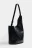 Сумка-шопер асимметричная из искусственной кожи - цвет черный - 5