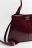 Сумка-трапеция каркасная из искусственной кожи - цвет бордовый - 10