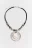 Колье-шнурок с подвесками - цвет серый - 3