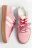 Кеды низкие с высокой подошвой - цвет розовый - 4