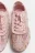 Кроссовки сетчатые с вышивкой - цвет розовый - 3