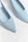 Туфли-лодочки с открытой пяткой - цвет голубой - 10