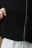 Худи на молнии оверсайз вельветовая с капюшоном - цвет черный - 8