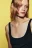 Платье-майка макси облегающее с сетчатой юбкой - цвет черный - 5