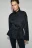 Куртка-парка на кулиске с воротником-стойкой - цвет черный - 2