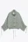 Куртка из хлопка и тенсела с воротником-стойкой - цвет зеленый - 8