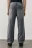 Джинсы прямые со средней посадкой - цвет серый - 3
