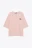 Футболка оверсайз хлопковая с вышивкой - цвет розовый - 7