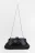Сумка-клатч атласная большая - цвет черный - 7