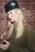 Серьги-гвоздики с искусственными камнями - цвет серый - 2