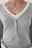 Лонгслив облегающий на кнопках с имитацией второго слоя - цвет серый - 6
