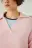 Джемпер пушистый с V-образным вырезом и воротником-поло - цвет розовый - 6