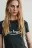 Футболка облегающая вареная с принтом - цвет серый - 5