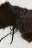 Шарф-воротник меховой на завязках - цвет коричневый - 4
