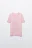 Футболка короткая базовая из хлопка - цвет розовый - 1