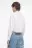 Блузка-рубашка CropShirt укороченная - цвет белый - 5