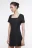 Платье DianaDress мини с разрезом - цвет черный - 3