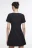 Платье DianaDress мини с разрезом - цвет черный - 4