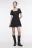 Платье DianaDress мини с разрезом - цвет черный - 5