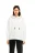 Худи утепленная oversize - цвет белый - 1