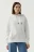 Худи утепленная oversize - цвет белый - 1
