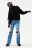 Худи утепленная oversize - цвет черный - 3