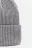 Шапка-бини вязаная в рубчик - цвет серый - 2