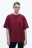 Футболка хлопковая базовая - цвет бордовый - 2