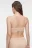 Бюстгальтер-топ KRIS бесшовный базовый в рубчик - цвет бежевый - 3