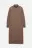 Платье-свитер KnitMidiDress вязаное с разрезом - цвет бежевый - 8