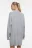 Платье-свитер KnitMiniDress вискозное - цвет серый - 3
