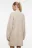 Платье-свитер KnitMiniDress вискозное - цвет бежевый - 4