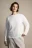 Лонгслив из хлопкового трикотажа - цвет белый - 2