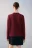 Лонгслив базовый из хлопкового трикотажа - цвет бордовый - 3