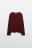 Лонгслив базовый из хлопкового трикотажа - цвет бордовый - 7