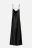 Платье-комбинация MAYA миди атласное - цвет черный - 9