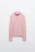 Водолазка вискозная вязаная - цвет розовый - 1