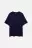 Футболка прямая хлопковая в базовых цветах - цвет синий - 10