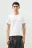 Футболка приталенная в рубчик базовая - цвет белый - 2