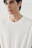 Футболка базовая с V-вырезом - цвет белый - 5