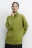Свитер SWEATER свободный с боковыми разрезами - цвет зеленый - 2