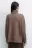 Свитер SWEATER свободный с боковыми разрезами - цвет бежевый - 4