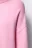 Свитер вязаный свободный с воротником - цвет розовый - 7