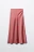 Юбка-годе макси атласная - цвет розовый - 1