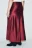 Юбка-годе макси атласная - цвет бордовый - 4