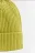 Шапка-бини вязаная в рубчик - цвет зеленый - 2