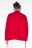 Свитер вязаный вискозный с воротником-стойкой - цвет красный - 4