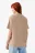 Футболка oversize базовая - цвет бежевый - 2