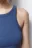Майка TANKTOP облегающая в рубчик - цвет голубой - 7