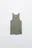 Майка TANKTOP облегающая в рубчик - цвет зеленый - 8